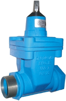 EFEKT SA resilient seated service connection valves Waste water treatment wedge is vulcanized male female threads made of Ductile Iron with Stainless Steel stem and socket joints fast assembly portable drinking water internal thread 2" 1" easy and safe way of connecting